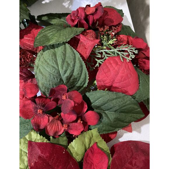 Holiday Candle Rings (4) Pine Berry Christmas Home Decor Gathering Various Sizes - Picture 7 of 16